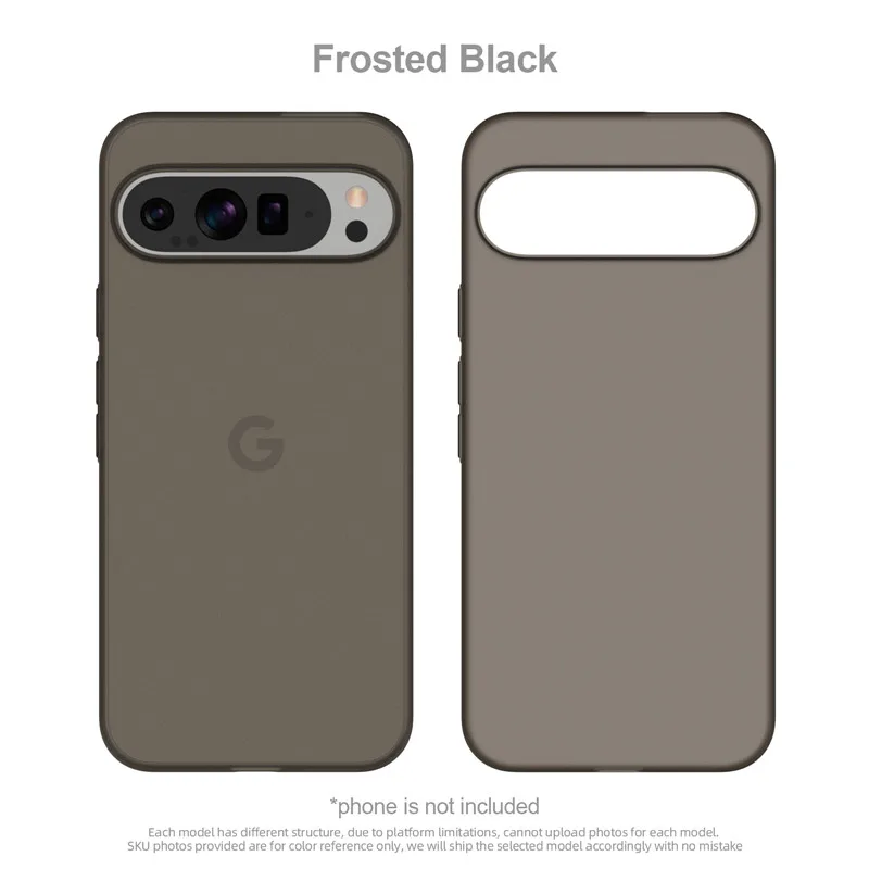 Ultra Slim 0.45MM thickness Matte Cover For Google Pixel 9/9 Pro/9 Pro XL Clear Hard PP Back Case anti-fingerprint