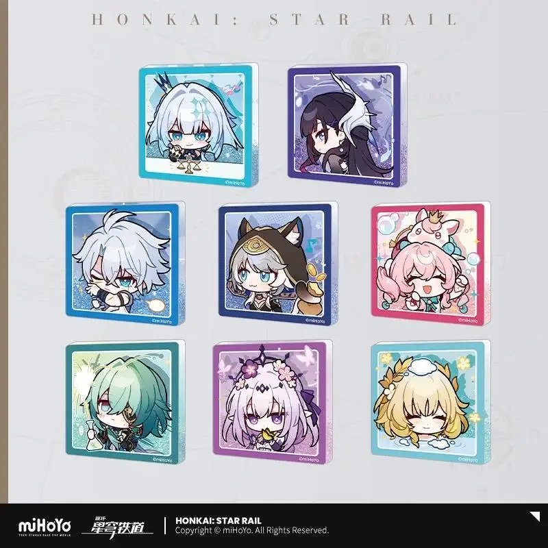 Pre Sale miHoYo Official Genuine Honkai Star Rail POM Exhibition Hall Series Quicksand Fridge Magnet Blade Kafka Anime Cosplay