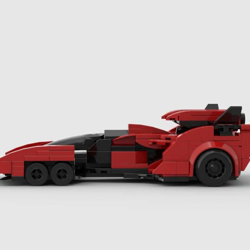 281 قطعة MOC CYBER FORMULA 001 اللبنات هدية الكريسماس لعبة لتطوير الصبر والتركيز