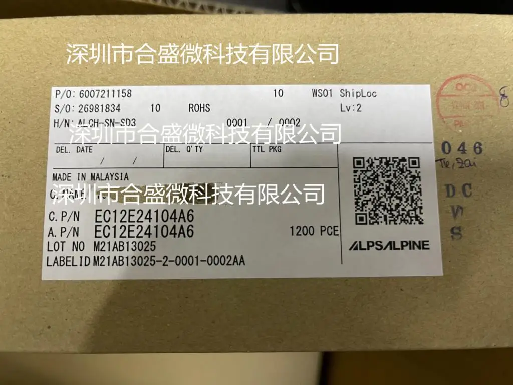 Ec12e24104a6 Japan Imported Alps Operating Length 20MM 12 Type Insulated Axis Type Encoder