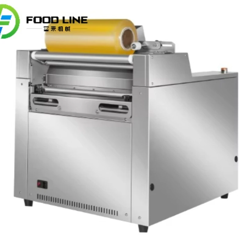 Mucosal Stretch Film Packaging Machine for Supermarket Fruits, Vegetables, Meat, Fish, and Seafood Packaging