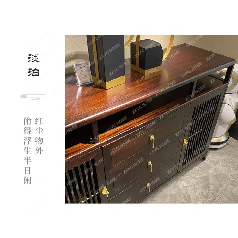 XX-*New Chinese side cabinet ebony entrance modern simplicity