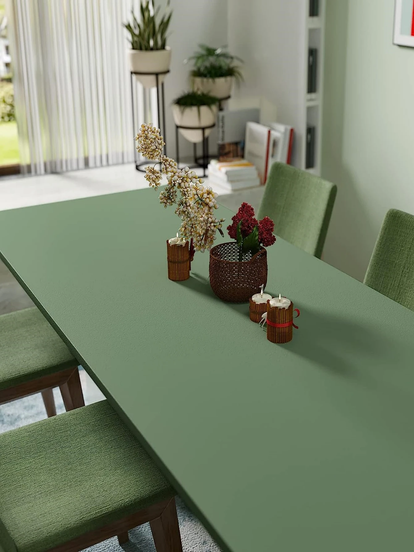 ورق حائط من الفينيل غير لامع مقاوم للماء سهل التركيب ، ورق حائط ذاتي اللصق من الفينيل ، خزانة مطبخ سطح المكتب ، ورق حائط ، ملصق ديكور منزلي ، لفافة حائط #6