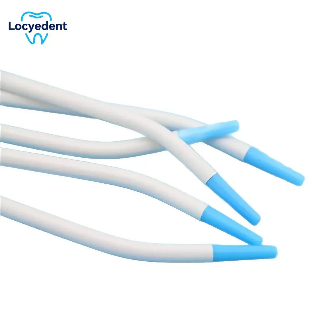30Pcs Disposable Dental Clinic Surgical Suction Tips Suction Tube Long Slim Type Dental Surgical Tool Instrument