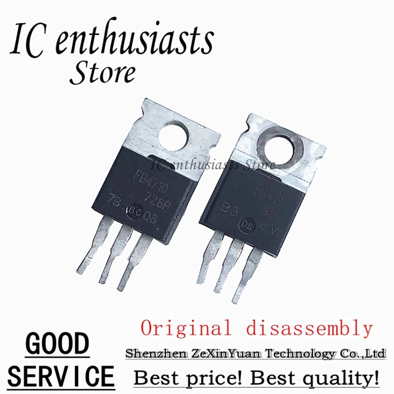 

10PCS IRFB4710 FB4710 75A 100V TO-220 Original disassembly