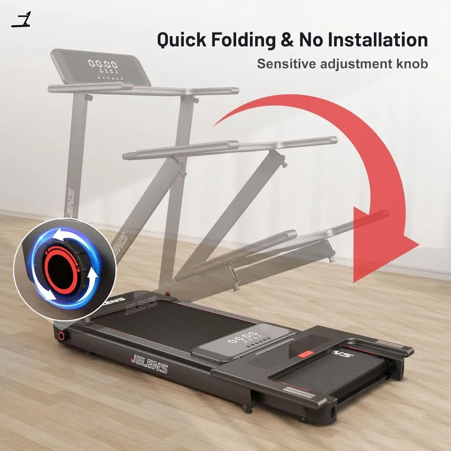 Tappetino da passeggio portatile e pieghevole con postazione di lavoro da scrivania per uso domestico in ufficio, ideale per piccoli spazi con maniglia regolabile