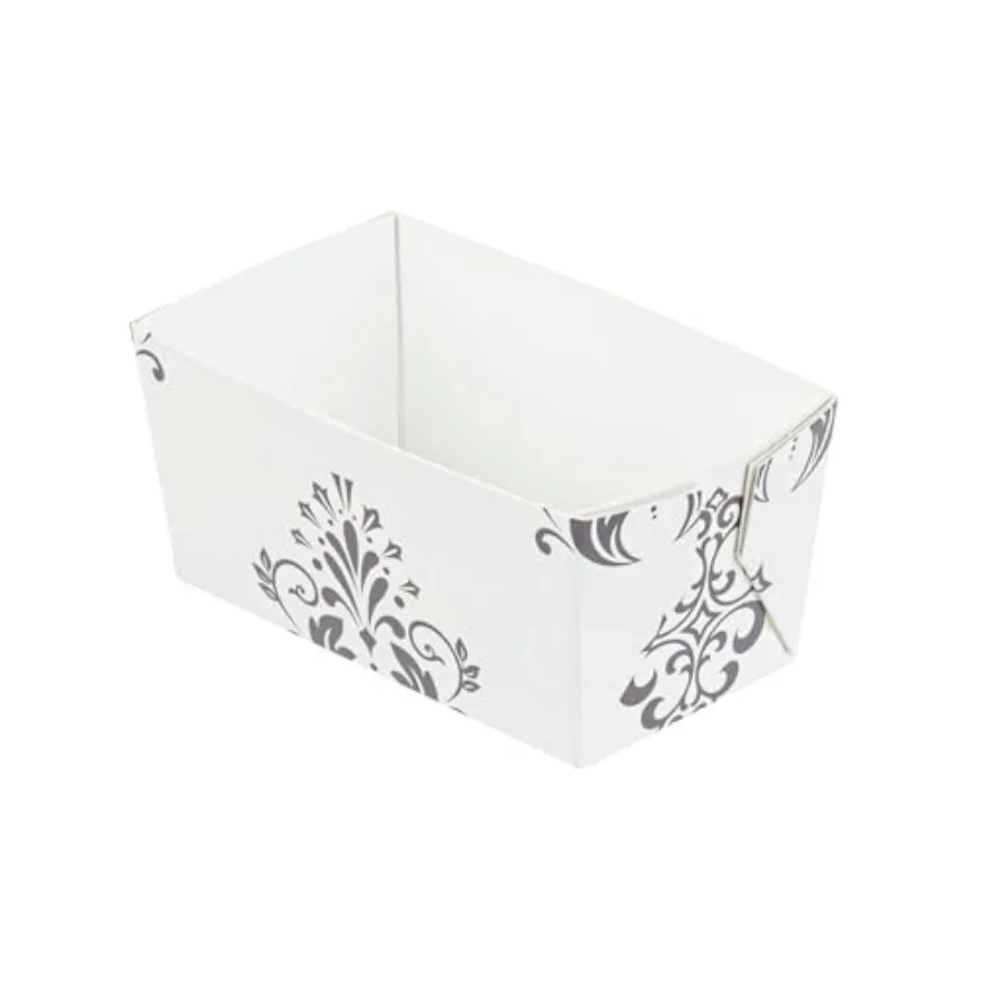 

Baking Pan 100 Count 4.1 x 2.3 Inch Disposable Paper Oven-Safe Baking Mold Grease-Resistant Floral Design Baking Molds for Cupc