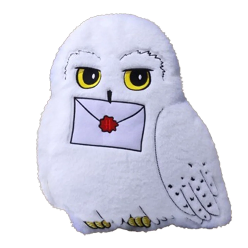 Miniso Harry Potter Hedwig Kussen Zacht en gezellig Schattig pluche kussen voor slaapkamer, slaapzaal en woondecoratie Geschikt lichaamskussen