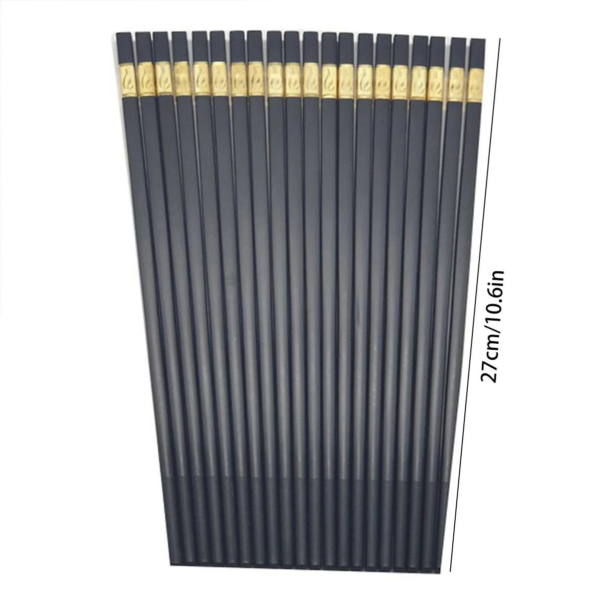 Alloy chopsticks for household use high-end high-temperature resistant non moldy and non deformable tableware 10 pieces -1 pack