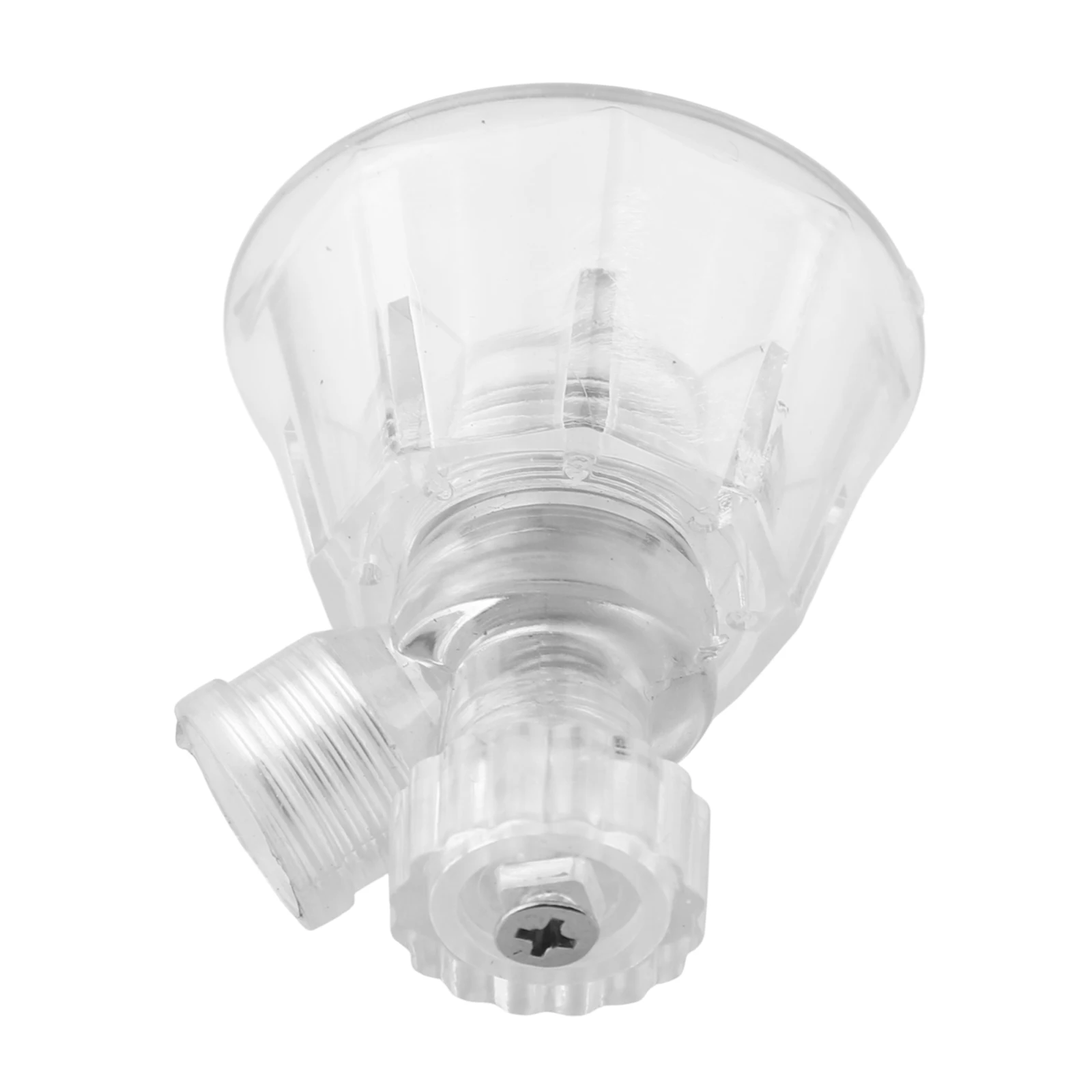 فوهة شفافة الانحلال البلاستيك الشفاف فوهة الرش رئيس قابل للتعديل الاعصار الزراعي الزراعي العملي