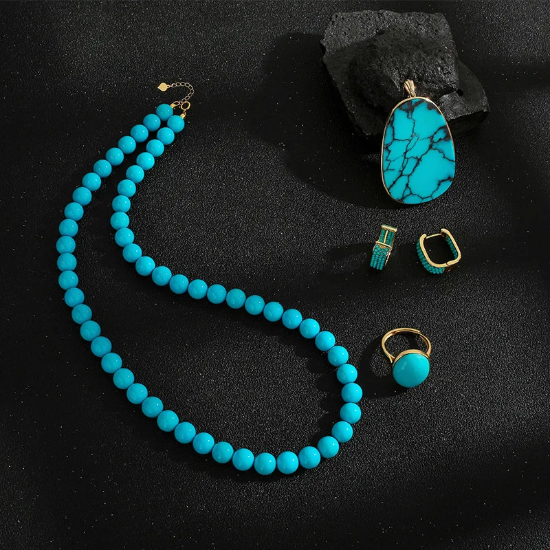18k Gold Turquoise Braided Bead Bracelet 1mm
