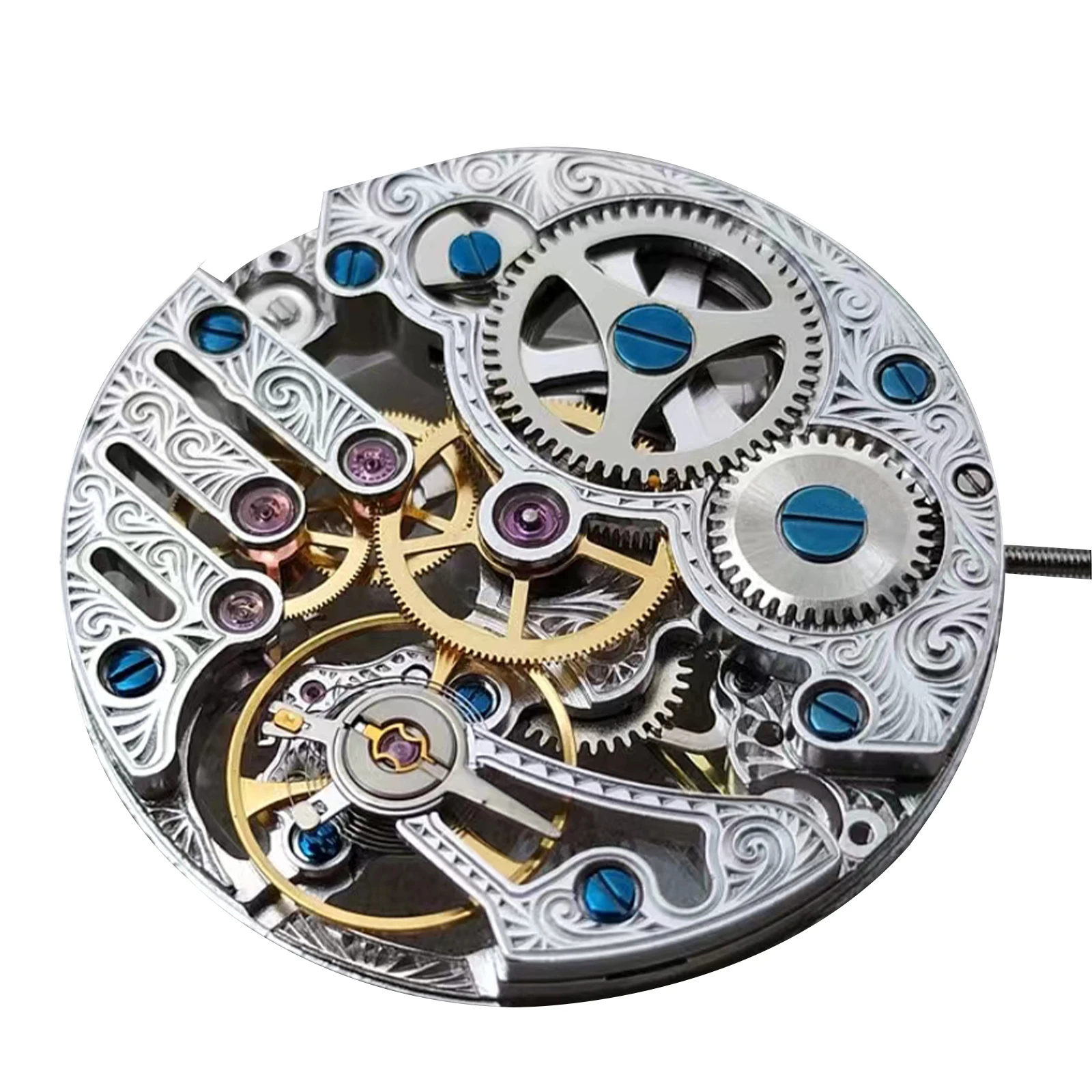 Voor ST3620k Originele Skeleton Beweging Holle Handmatige Handopwinding Horloge Beweging Voor ETA 6498 Beweging Accessoires