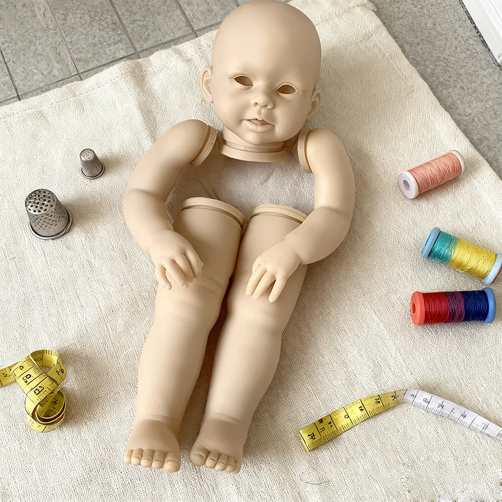 

28 Inch Bonnie Reborn Doll Kit DIY Unfinished Doll Parts with Standing Legs Lifelike Baby Collectors Handmade Craft