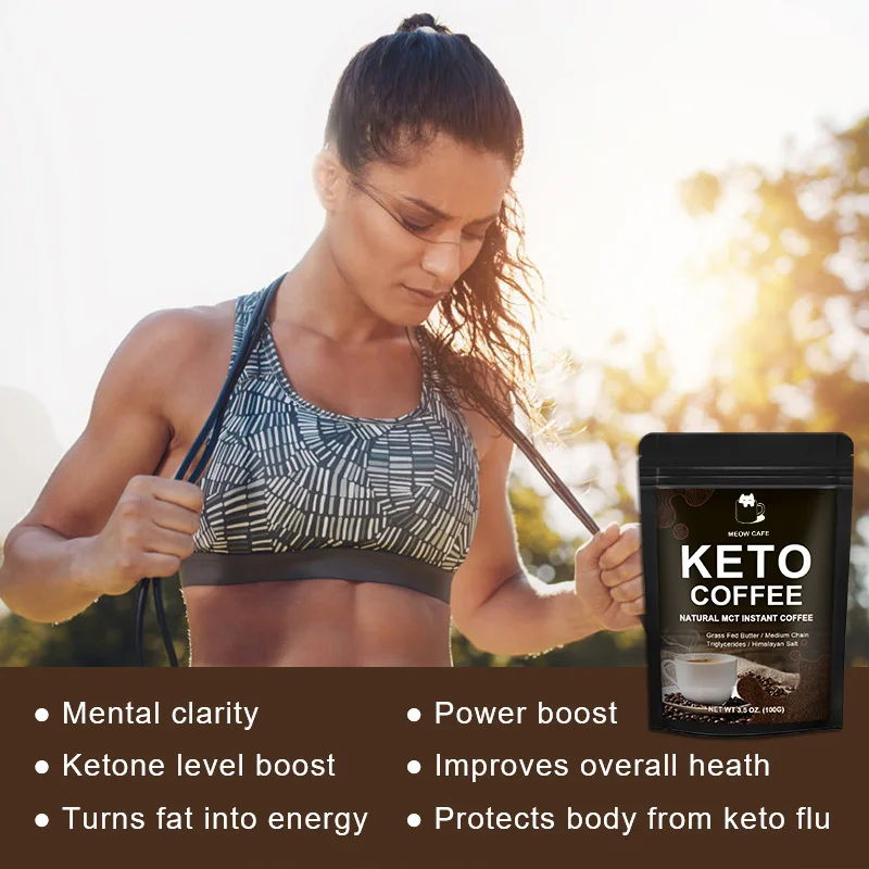 50G Keto Coffee Slimming Product Fat Burning Body Belly Waist Losing Weight Loss Cellulite Slim Beauty Tool Product