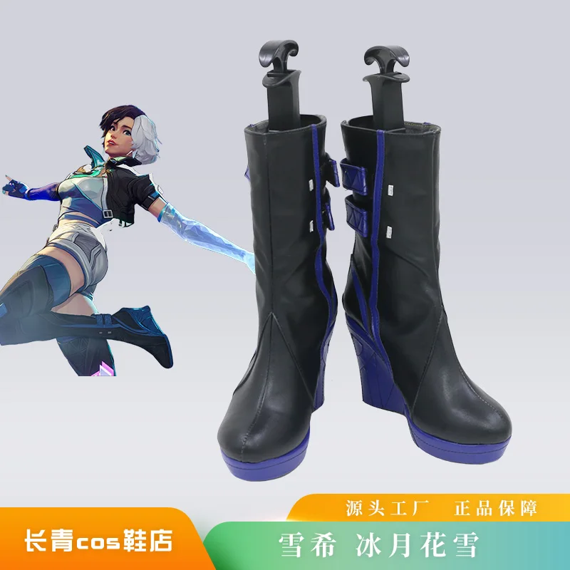 

Anime Game Rivals Luna Snow Cosplay Boots Women Fantasia Shoes for Female Roleplay Disfraz Halloween Carnival Shoes