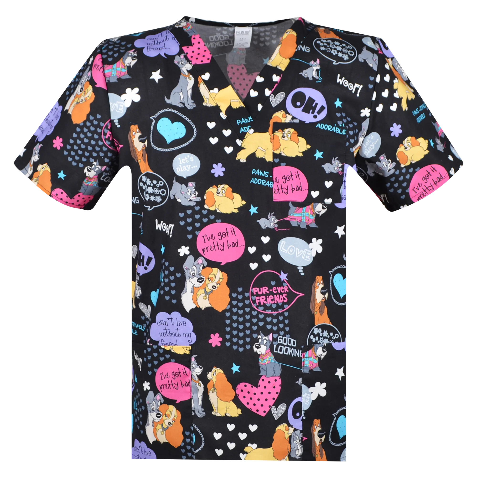 

Мужская униформа для медперсонала: классическая медицинская блузка с V-образным вырезом, короткий рукав, 100% хлопок, размеры S-6XL