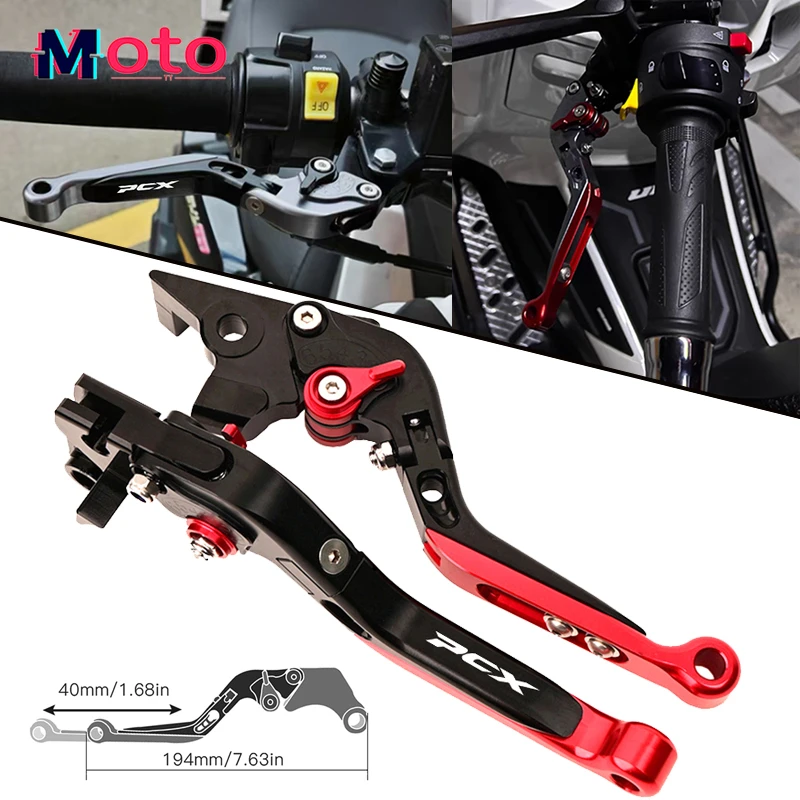 

2024 New Fit For HONDA PCX125 PCX150 PCX 125 150 Motorcycle Accessorie Clutch Brake Lever Extendable Adjustable Foldable Levers