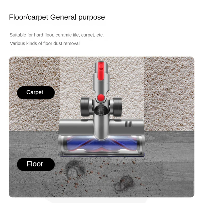 Щетка для пола, швабра для Dyson V7 V8 V10 V11 V15, аксессуары для беспроводного пылесоса, насадка для очистки с прямым приводом, турбинный инструмент для пола