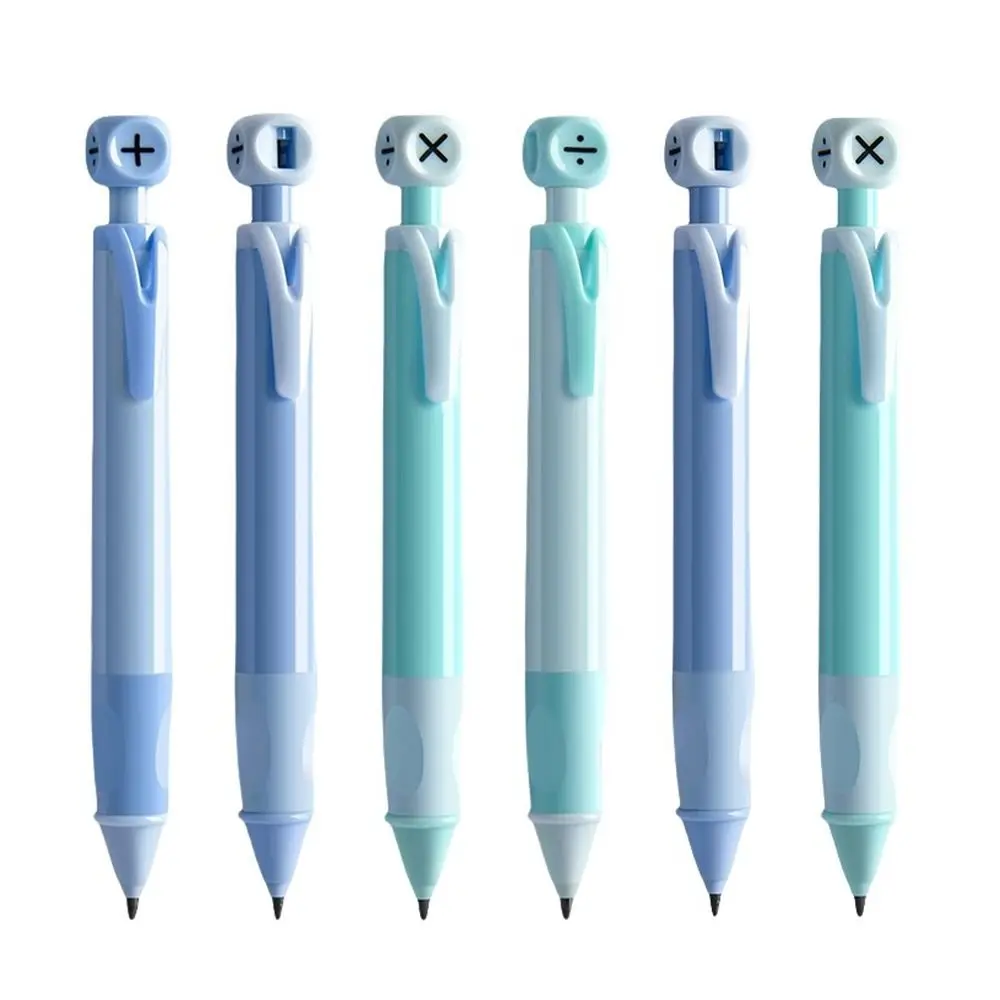 

New 2.0mm Positive Posture Pencil with Pencil Sharpener Comfortable Automatic Pencil Press Pen Offices School Supplies Gift