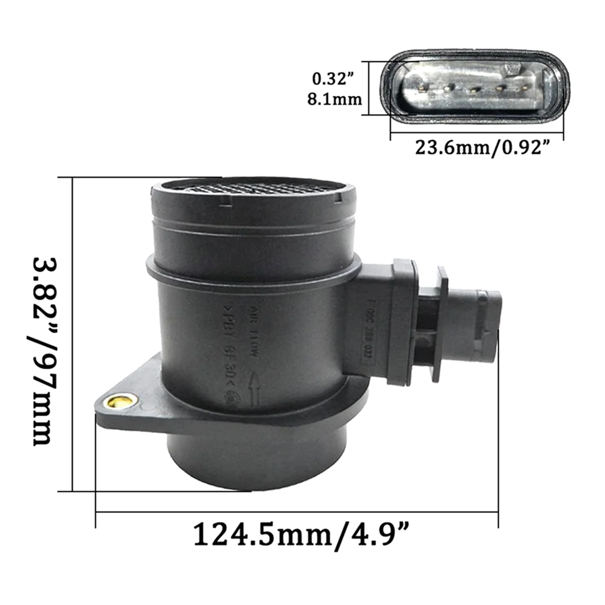 

N31R_28164-2A500 MAF Mass Air Flow Meter Sensor for Hyundai Accent Getz I10 I20 I30 Matrix KIA Cerato Rio Soul 281642A500