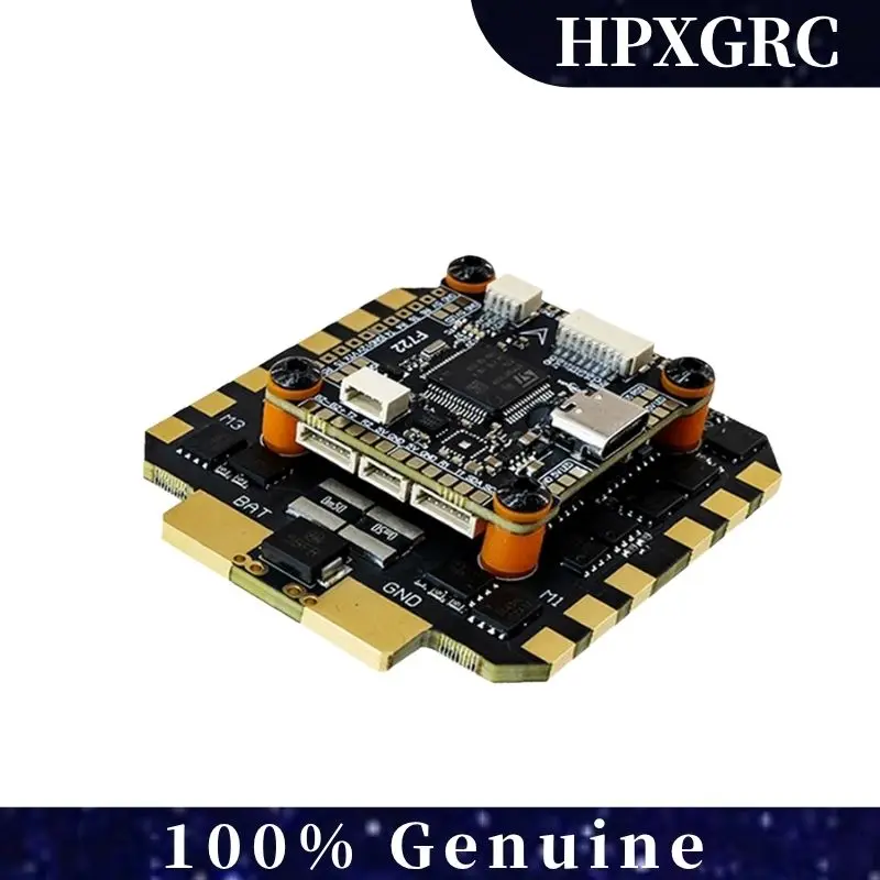

HPXGRC F722 Flight Controller Stack BLHeli_32 80A/100A ESC 3-8S Professional Grade for Racing Drone