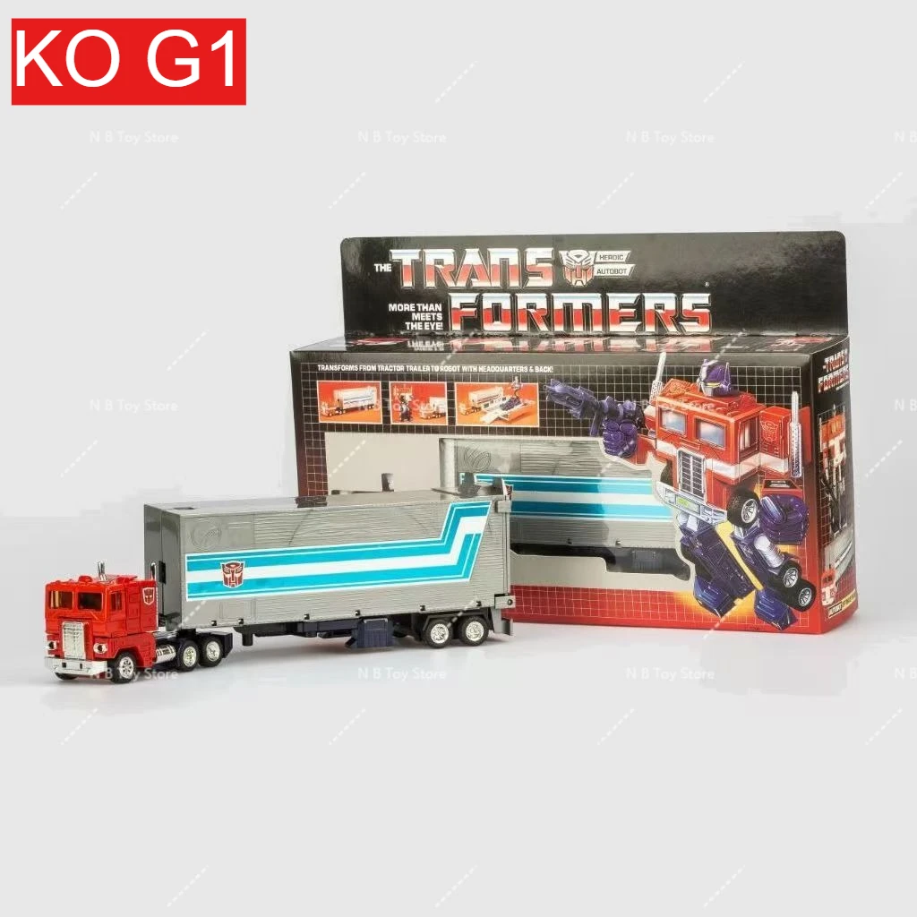 재고 있음 변환 장난감 KO G1 Shockwave Megatron, Optimus Prime 새로운 액션 피규어 장난감 선물 컬렉션