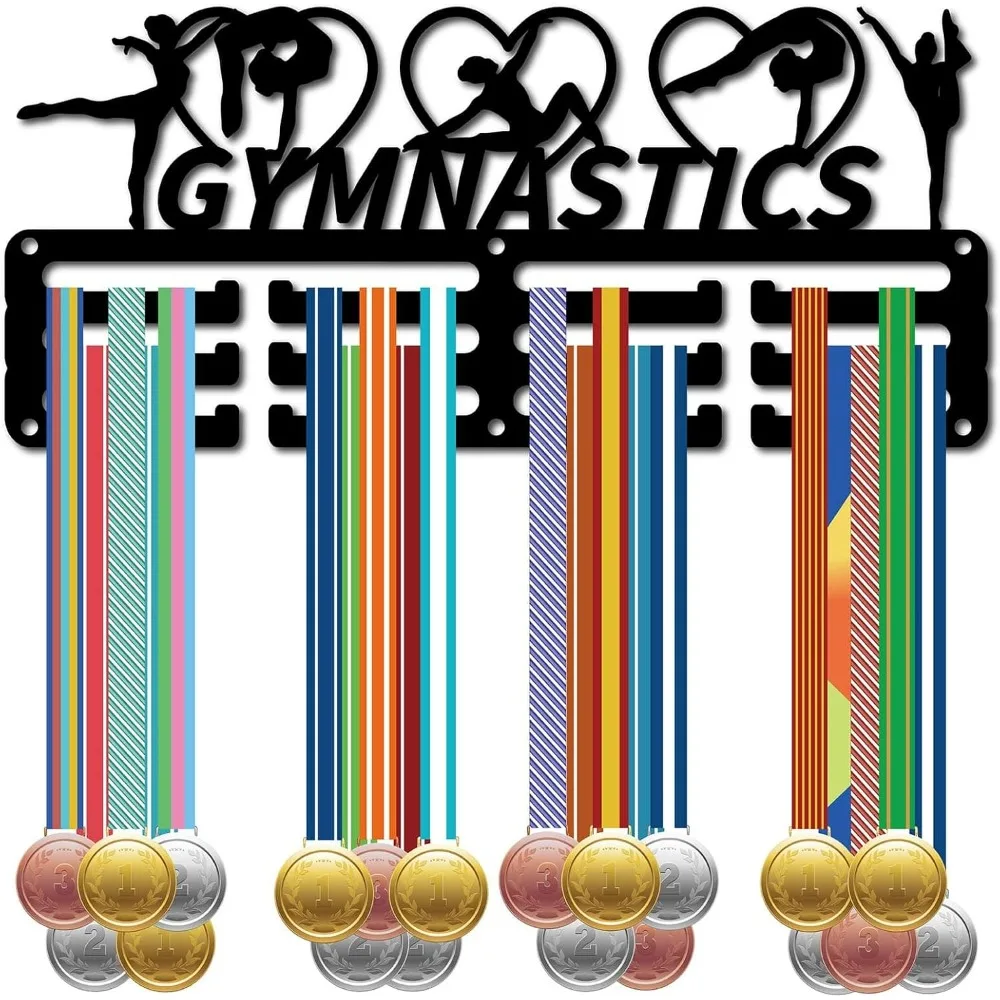 Gymnastics Medal Hangers Medal Holder Display Rack Sports Metal Hanging Awards Iron Small Mount Decor for Wall Home making kit