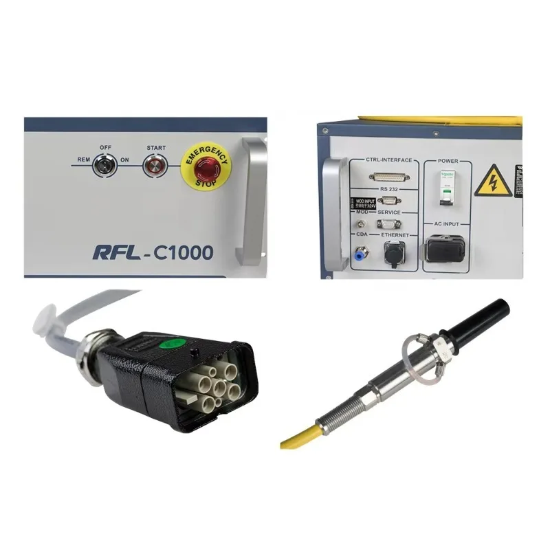 50Um 100Um 2KW-20KW 10M 20M Qbh Qd Q+ Raycus Lase Source Cavo Laser In Fibra Ottica Per Riparazione Lase-image