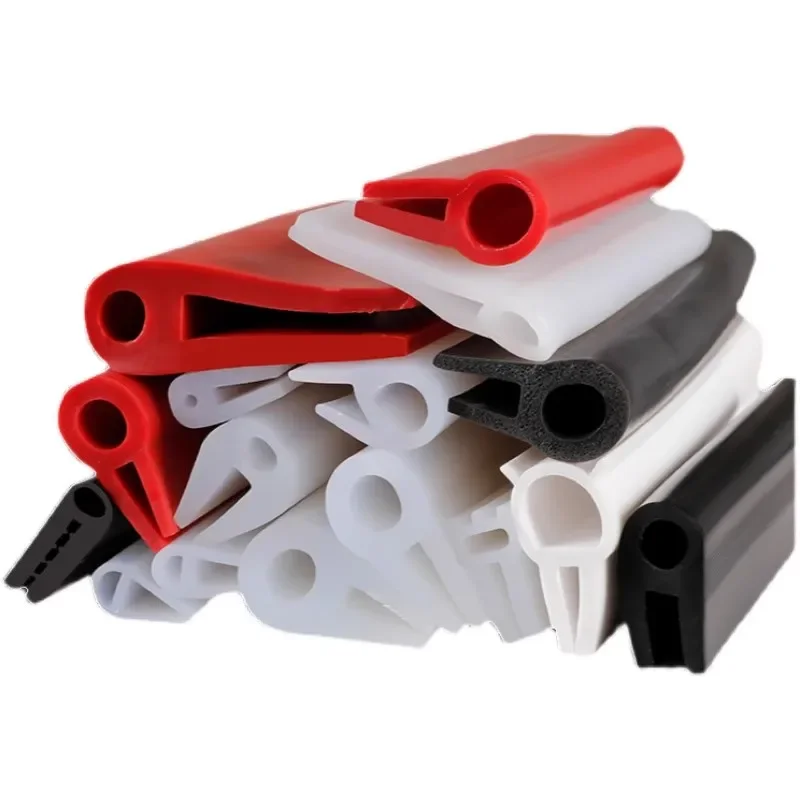 1M High-Temperature Resistant U-Shaped Silicone Sealing Strip - Waterproof, Shock-Absorbing Enhanced Durability and Protection