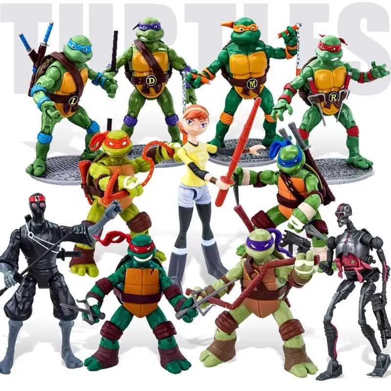 Manga Ninja Turtle Action Figure Toy Foundation Doll Collection Model Doll Toy Gifts