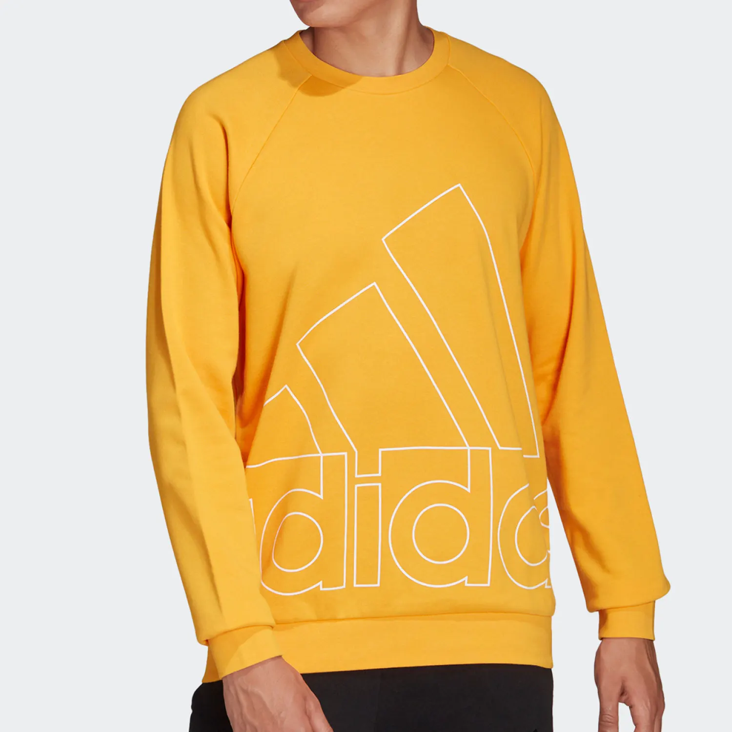 

Adidas genuine seasonal new arrival men's knit casual round neck sweatshirt HB5088