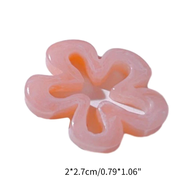 Hollow Flower Pendants DIY Jewelry Making Supplies for Necklace Bracelets C1FC