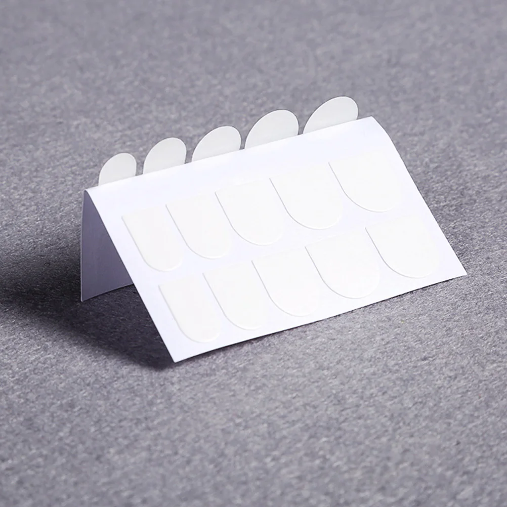 

Self-Adhesive Nail Stickers Perfect for False Nails Easy to Apply and Remove Suitable for All Skin Types White