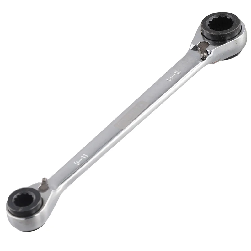

IALJ-Ratchet Wrench Double End Ratchet Wrench Four-Purpose Ratchet Multi-Purpose Wrench Auto Repair Ratchet Wrench 9*11-13*15Mm
