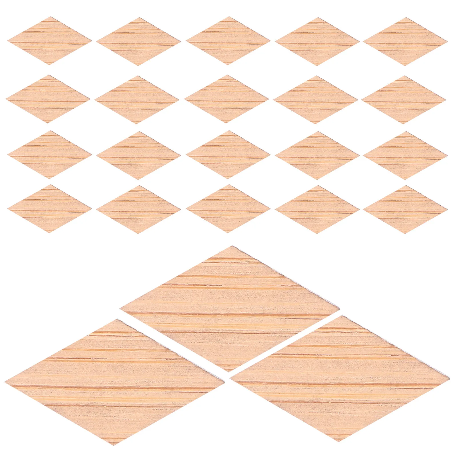 

72Pcs Miniature Set Mini Floorboard Decor for Dollhouse Scenery Layout Realistic Proportion Rustic