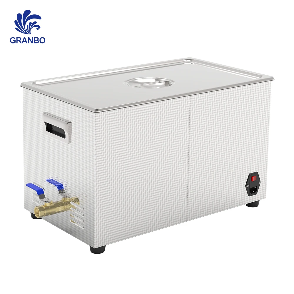 Pulitore ad ultrasuoni granbosonico bagno in acciaio inossidabile 900W 30L 40KHz trasduttore piezoelettrico ad alta frequenza lavaggio sgrassante