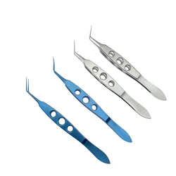 Titanium Stainless steel Utrata Style Capsulorhexis Forceps  Ophthalmic Eye Instruments