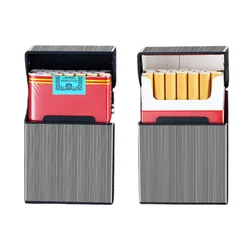 Portable Cigarettes Slim Aluminum Cigarette Case Cigar Tobacco Holder Box Storage Container Smoking Accessories