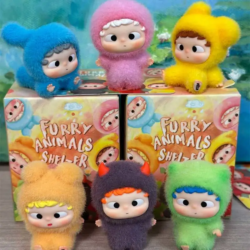 

Heyone Black Play Oh Cub Rongrong Shelter Trendy Play слепая коробка 2025 новый портативный орнамент