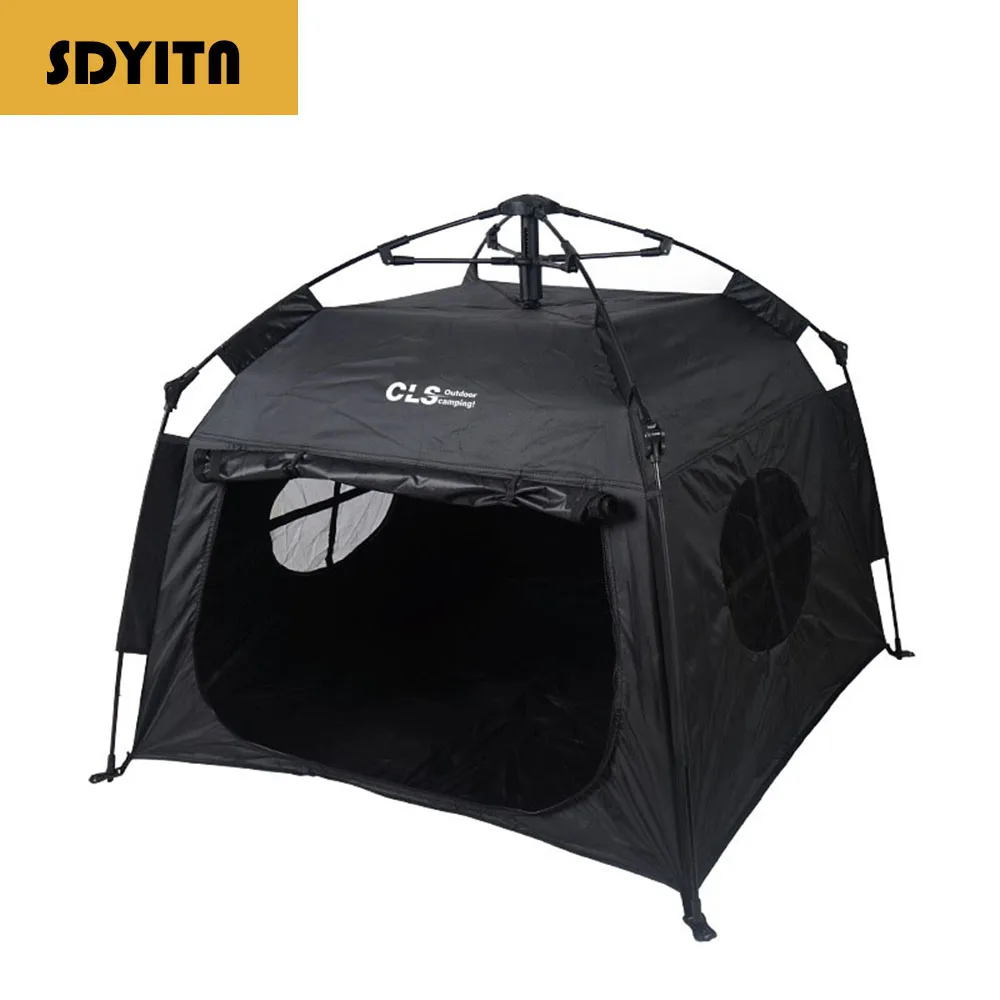 Portable Automatic Pet Tent for Outdoor Camping and Home Use - Waterproof and Sunproof