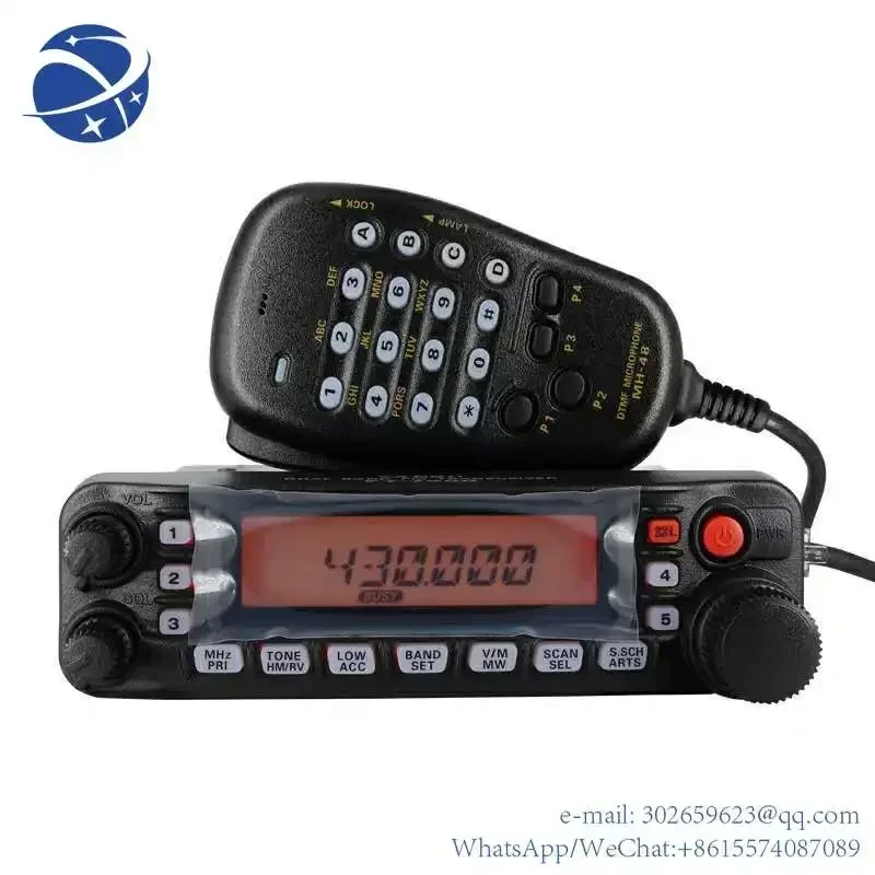 Yyhc Best Original Yaesu Intercom 100 KM Range Repeater UHF Vhf FT-7900 Dual Band Car Walkie-Talkie