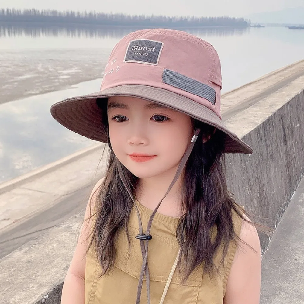 

Fashion Trendy Bucket Hat Anti-Sun Anti-UV Fishing Cap Breathable Adjustable Fisherman Hat Summer