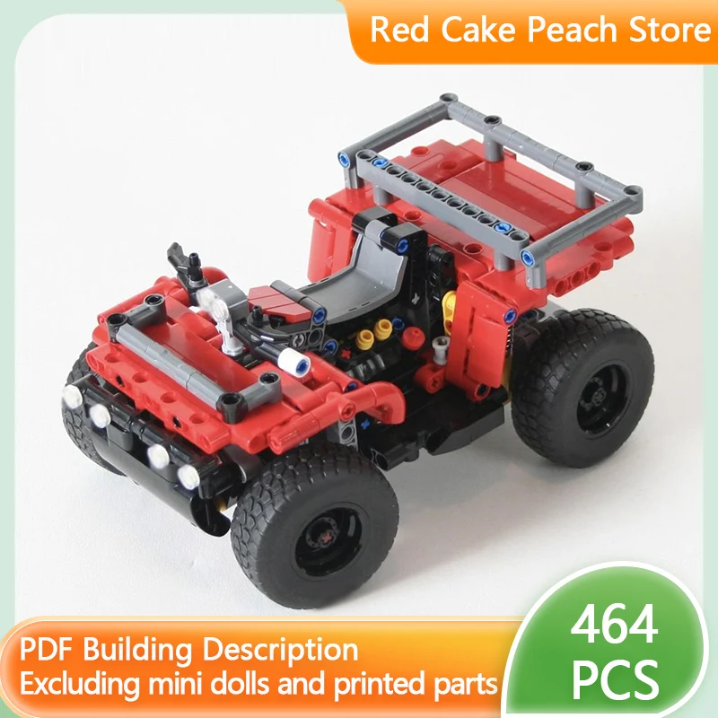 

Модель скоростного гоночного автомобиля MOC, строительные кирпичи, классический внедорожник, модульная технология, детские праздничные подарки, сборка игрушек, костюм