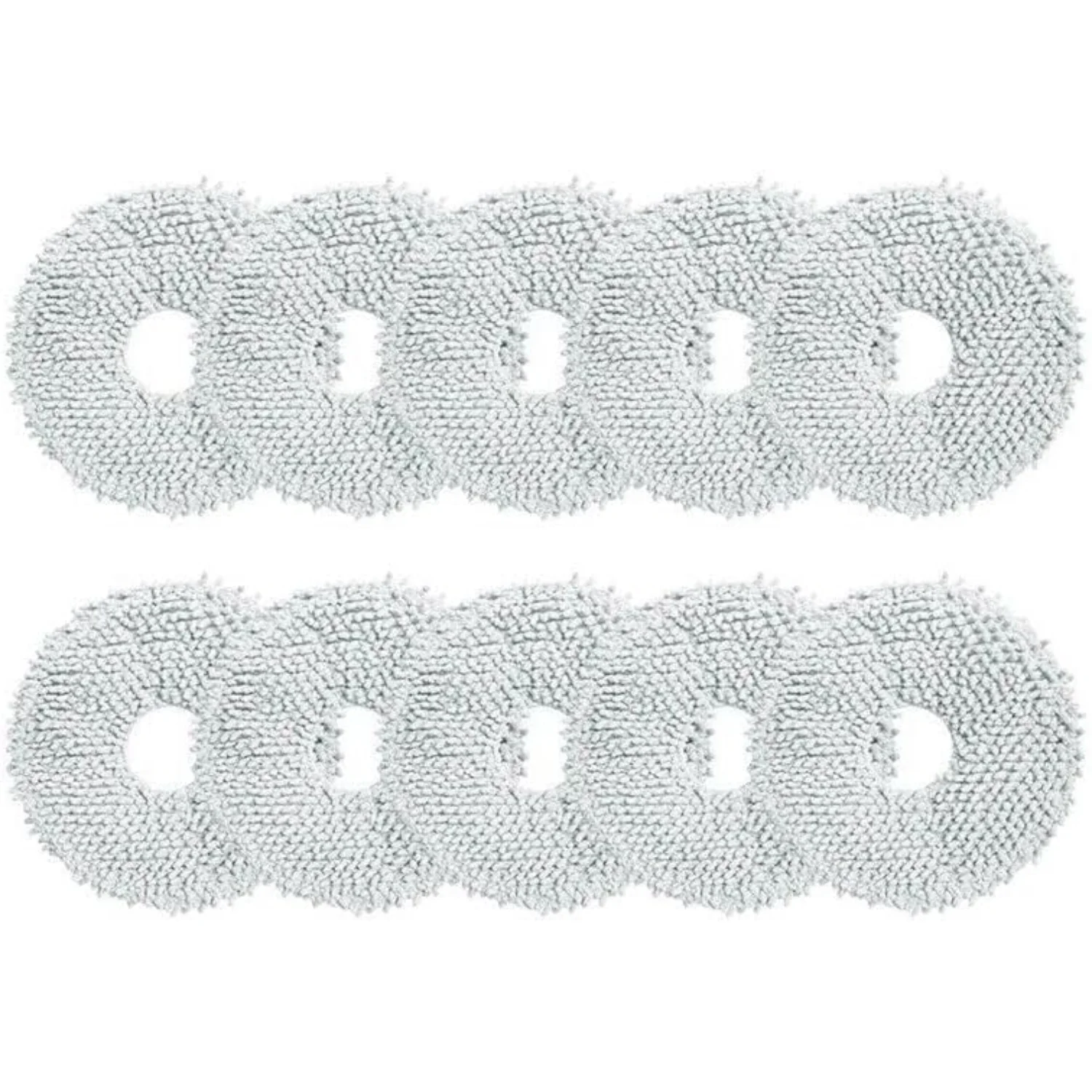 10 Pieces Replacement Pads Mop Rags Suitable for Dre-e Bot L10s Ultra for X10 Robot Vacuum Cleaner Mop Cloth Accessories