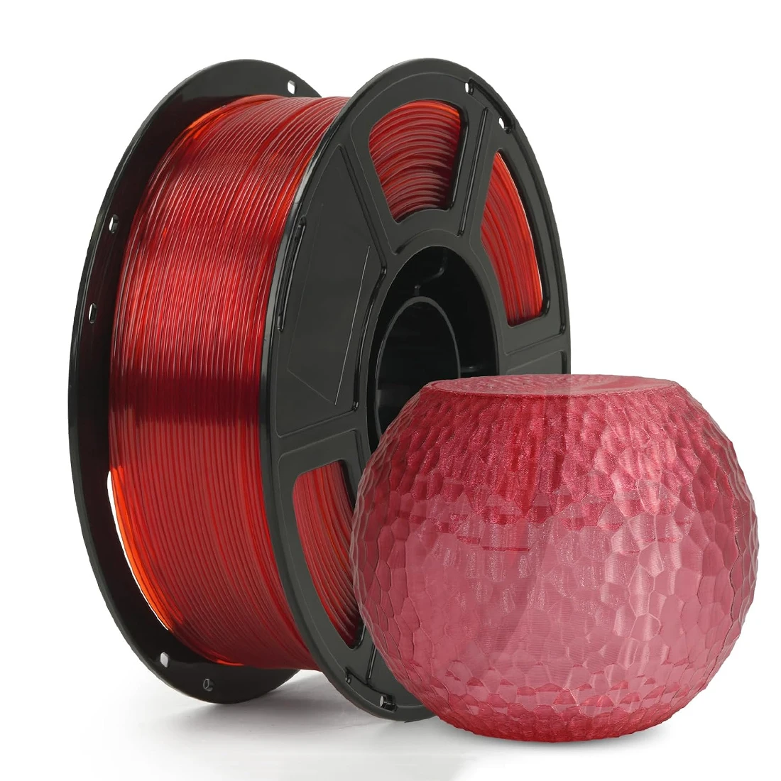 250g PETG Transparent Red 3D Printer Filament 500g 1Kg 3D Printer Materials PETG Transparent Red Filament 1.75mm