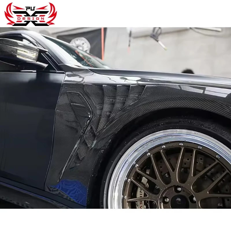Wholesale Dry Carbon Fiber Side mudguard for G82 G80 M3 M4 mudguards Front mudguard Cf Refit Car
