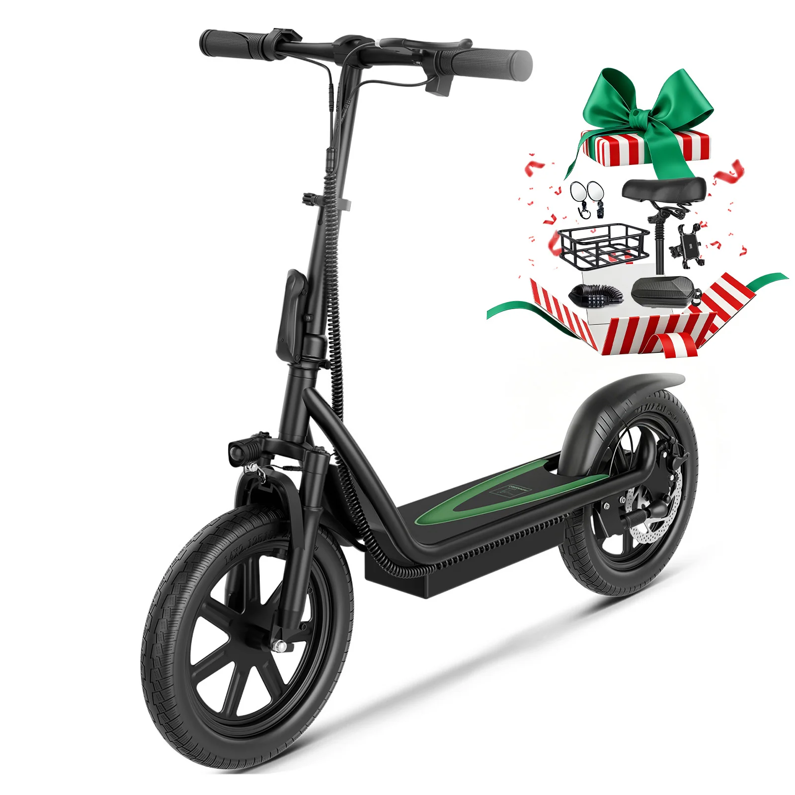 JUICEASE ESBS/ESBSPRO 500W elektrische scooter 54,6V10,4Ah/22,5Ah batterij met grote capaciteit 45/100KM lange afstand 35 km/u 14 inch EScooter - afbeelding 2