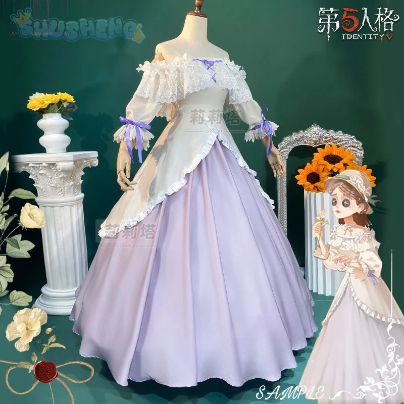 Nieuwe Vera Nair cosplay Game Identity V Parfumeur Kostuum Sweet Lolita Prinses Jurk Hoed Set Party Kerst Meisje Uniform Gift