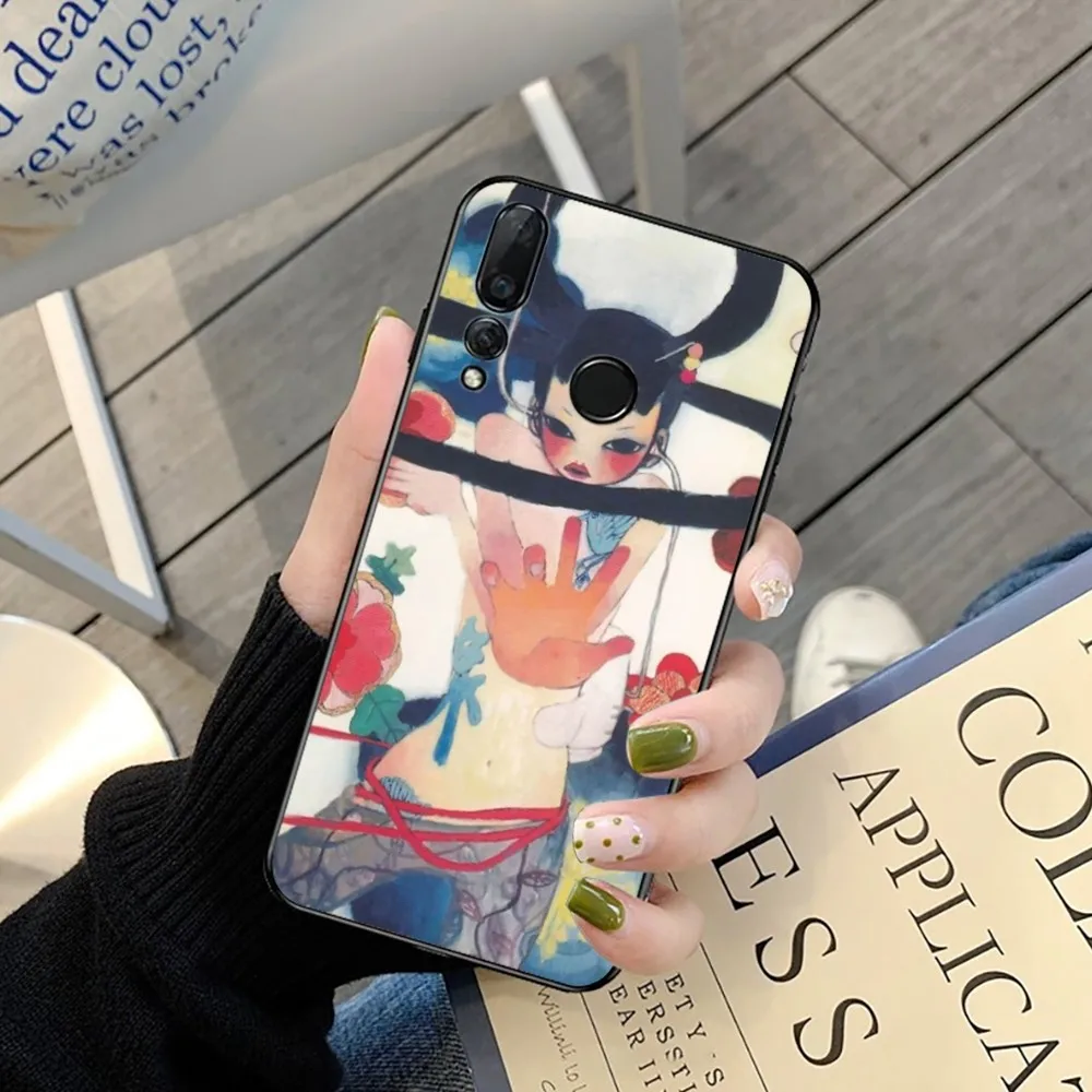 Aya Takano Art Phone Case For Huawei Y9 6 7 5 Prime Enjoy 7s 7 8 plus 7a 9e 9plus 8E Lite Psmart Shell