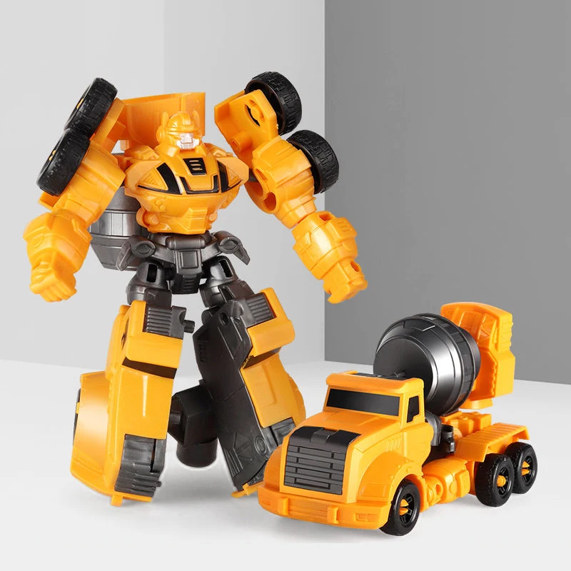 Mech Alliance Mini Vervorming Robot Speelgoed Converteerbaar Actiefiguur Plastic Model Robotauto Speelgoed Anime Filmserie Kinderen Cadeau